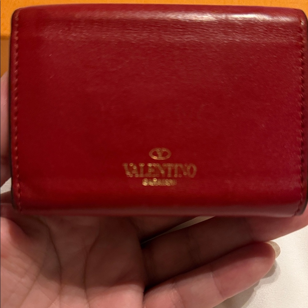 Valentino Garavani Rockstud Tri-fold leather wallet - Picture 3 of 9
